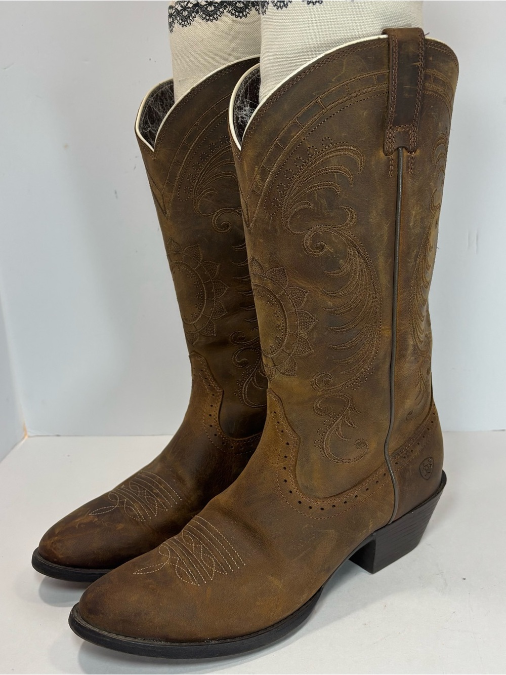 Ariat Magnolia Western Brown Cowboy Boots - Women’s 8.5 B -Style 10010970 Chic